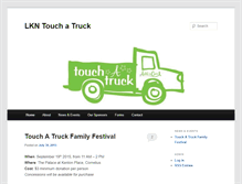 Tablet Screenshot of lkntouchatruck.com